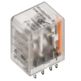 Weidmuller Relay, plug-in, 2 CO contacts, 12VDC, 10A